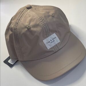 rag & bone Women’s Addison Baseball Cap in Sand NWT